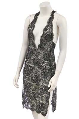 Lot 134 - Two Geoffrey Beene skimpy cocktail dresses, 1990s