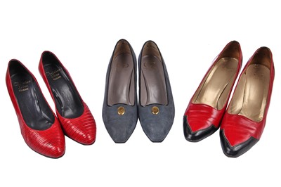 Lot 214 - A group of Christian Dior shoes, mainly 1980s