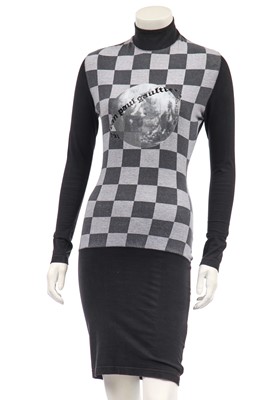 Lot 220 - A Jean Paul Gaultier printed jersey dress, circa 1985