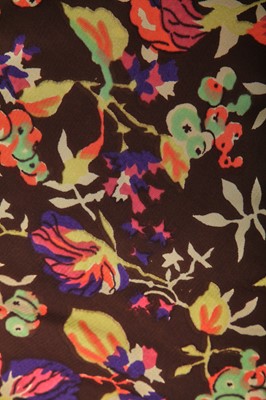 Lot 281 - An Alice Pollock printed marocain dress, 1970s