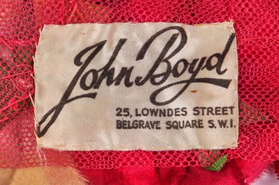 Lot 348 - A John Boyd flower bonnet, circa 1964