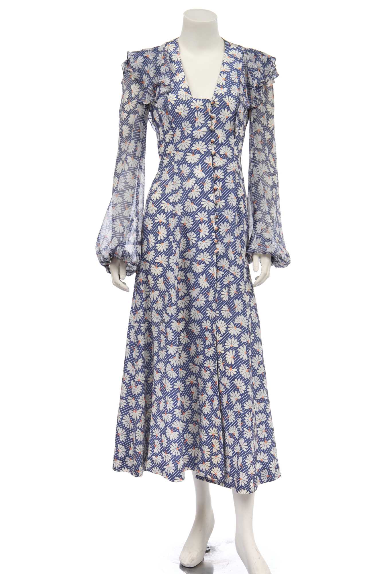 Lot 284 - An Ossie Clark for Radley dress with daisy