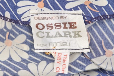 Lot 284 - An Ossie Clark for Radley dress with daisy print by Celia Birtwell, 1970s