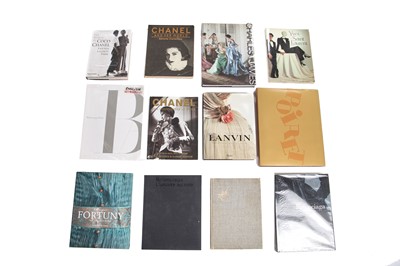 Lot 501 - Twelve fashion books on the great couturiers, modern