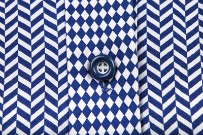 Lot 289 - John Bates for Jean Varon 'checkerboard' cotton maxi-dress, 'Wild West sweetheart', collection, 1973