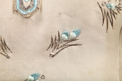 Lot 350 - A Christian Dior ivory ziberline dress, circa 1966