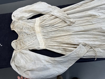 Lot 520 - A sprigged muslin dress, 1805-10