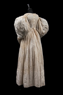 Lot 520 - A sprigged muslin dress, 1805-10