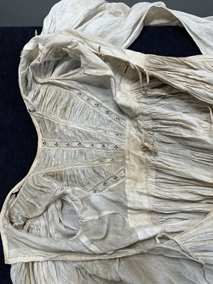 Lot 520 - A sprigged muslin dress, 1805-10