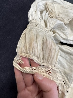 Lot 520 - A sprigged muslin dress, 1805-10