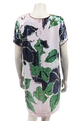 Lot 427 - A Pierre Cardin for Paul and Joe sequined mini dress, 1990s