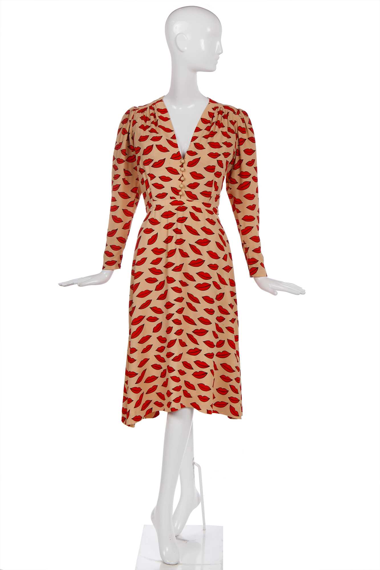 Lot 338 - An Yves Saint Laurent 'Lips' dress, 1971,