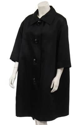 Lot 354 - A Christian Dior by Yves Saint Laurent couture silk evening coat, Autumn-Winter, 1960