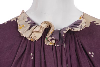 Lot 282 - An Ossie Clark for Radley/Celia Birtwell printed silk smock/dress, 1968
