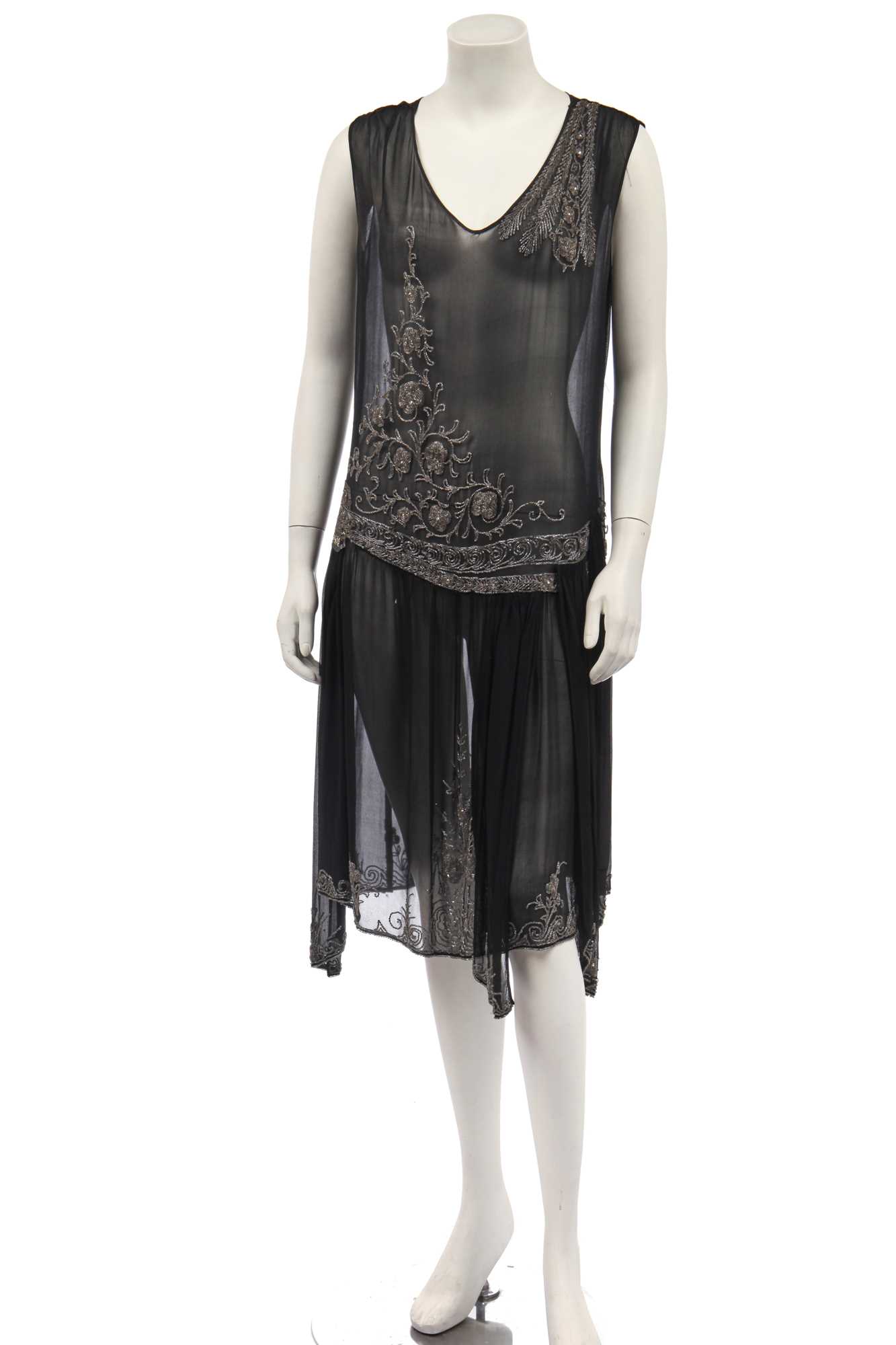 Chiffon flapper dress hotsell