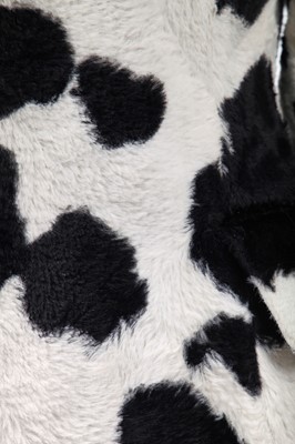 Lot 150 - A Dolce and Gabbana faux-fur cow-print jacket, mid 1990s