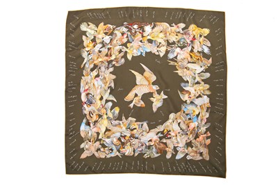 Lot 50 - Three Hermès printed silk scarves, various dates