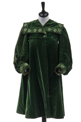 Lot 499 - A Liberty & Co girl's velvet coat, circa 1900