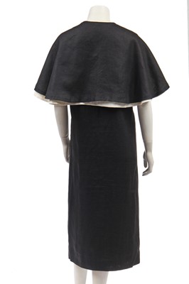 Lot 223 - A Madame Grès couture summer dress with capelets, circa 1980