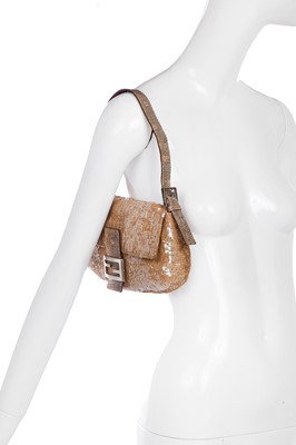 Lot 189 - A Fendi iridescent sequinned Baguette, late 1990s-early 2000s