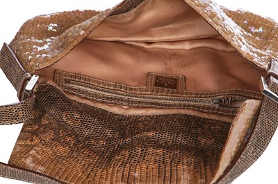 Lot 189 - A Fendi iridescent sequinned Baguette, late 1990s-early 2000s