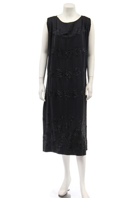 Lot 479 - An Henriette Boudreaux beaded evening dress, circa 1924