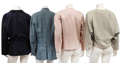 Lot 84 - A group of Issey Miyake tops and jackets, 1970s-1990s