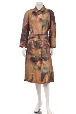 Lot 151 - A Vivienne Westwood Fragonard print raincoat, 'Dressing Up' collection, Autumn-Winter 1991-1992