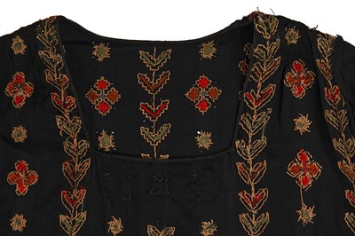 Lot 233 - A rare and important Chanel couture tunic, embroidered by Kitmir, 1922