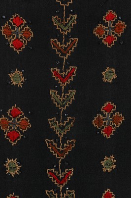 Lot 233 - A rare and important Chanel couture tunic, embroidered by Kitmir, 1922