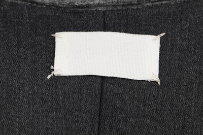 Lot 513 - A Martin Margiela grey felt-wool 'Flat' coat,  Autumn-Winter 1998-99