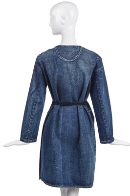 Lot 518 - A Martin Margiela denim wrap dress/coat, Spring-Summer 2002