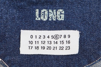 Lot 518 - A Martin Margiela denim wrap dress/coat, Spring-Summer 2002