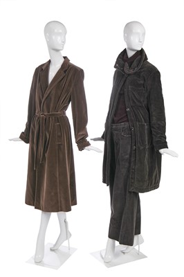 Lot 524 - A Martin Margiela brown velvet coat, Autumn-Winter 2006