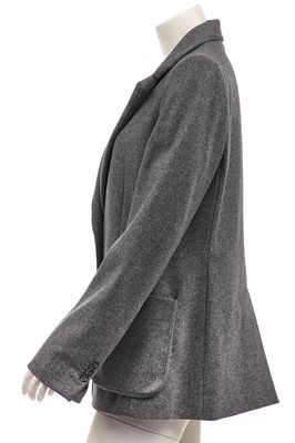 Lot 90 - A Martin Margiela grey wool-cashmere jacket, Autumn-Winter 2008