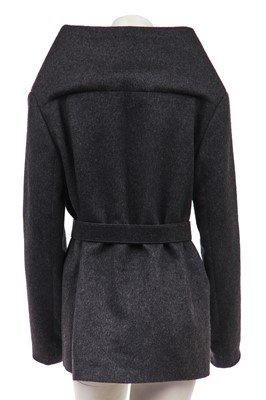 Lot 91 - A Maison Margiela charcoal-grey wool-cashmere coat, Autumn-Winter 2010