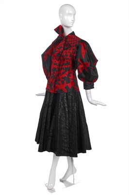 Lot 501 - An Alexander McQueen satin blouse ''The Horn of Plenty' collection, Autumn-Winter, 2009-10