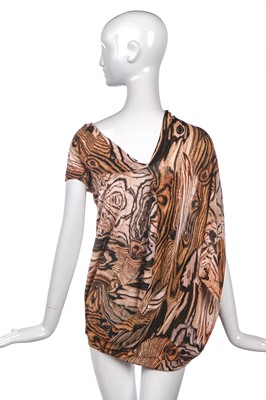 Lot 90 - An Alexander McQueen printed jersey dress, 'Natural Distinction, Un-Natural Selection' collection, Spring-Summer 2009