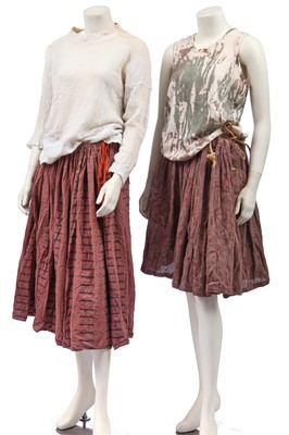 Lot 228 - A Westwood/ McLaren 'Nostalgia of Mud' (Buffalo) layered ensemble, Autumn-Winter 1982-83