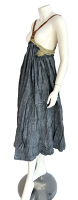 Lot 229 - A Westwood/McLaren wrap-over cotton skirt, 'Punkature' (Hobo) collection, Spring-Summer 1983