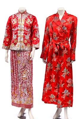 Lot 555 - A group of Chinese clothing dating from the1960s