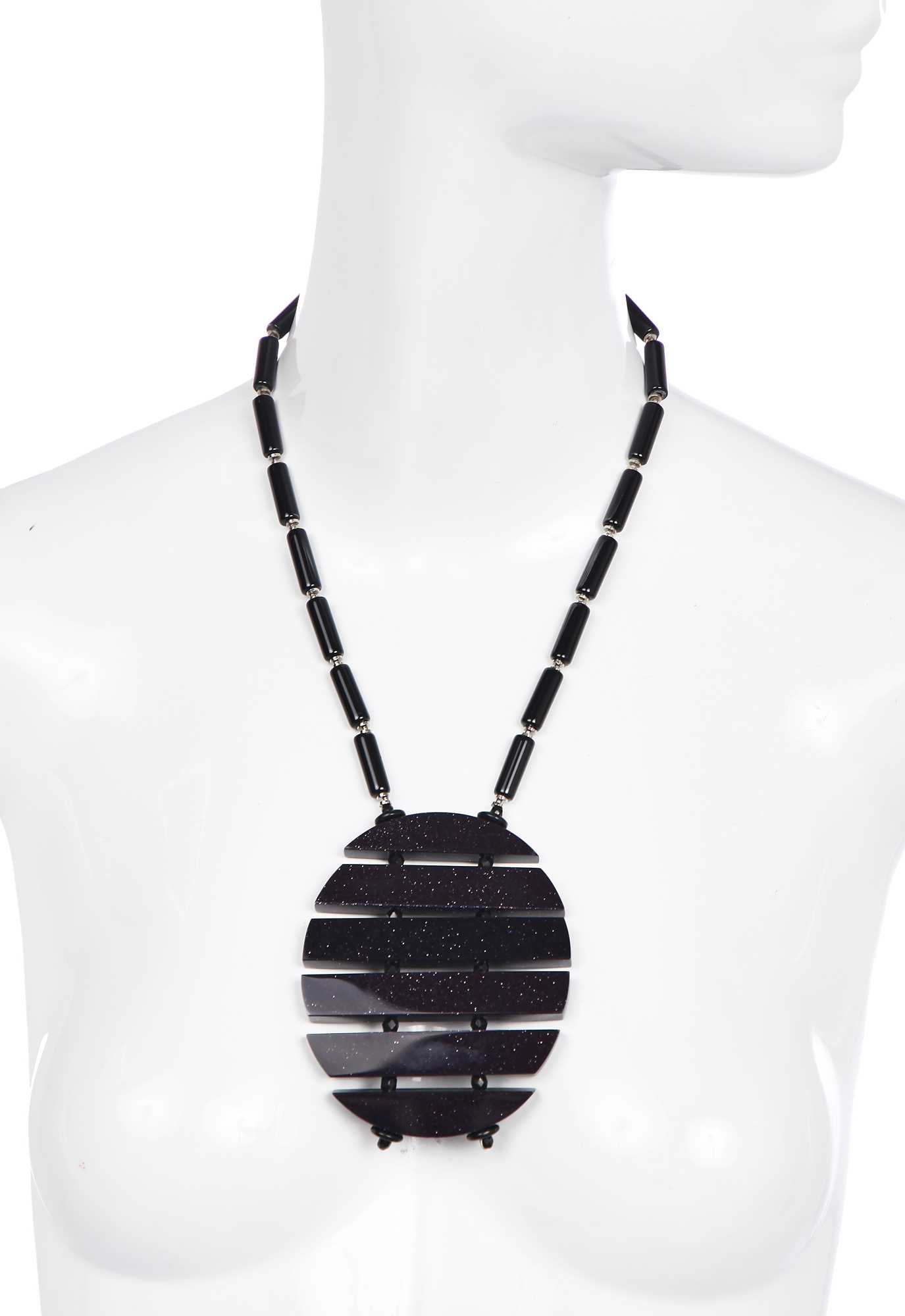 Click for high resolution Lot 199 - Two Giorgio Armani statement necklaces, 2000s