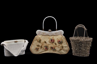 Lot 389 - A group of mainly perspex handbags, late 1950s-early 1960s