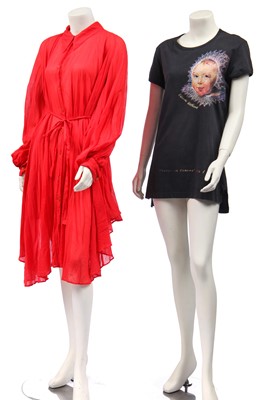 Lot 163 - A Vivienne Westwood t-shirt dress, 'Always on Camera', Autumn-Winter, 1992-93