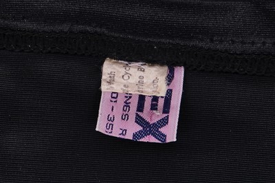 Lot 339 - A Westwood/McLaren black stretch-lycra top, SEX Original, 1974-5