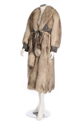 Lot 238 - A Bill Gibb fox fur coat, Autumn-Winter 1977,...