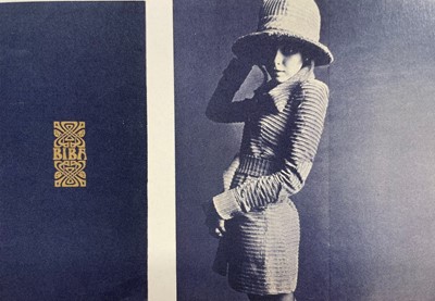 Lot 371 - A Biba pink jumbo-corduroy trench coat, 1969