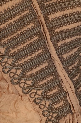 Lot 241 - An Alexander McQueen beige chiffon cocktail...