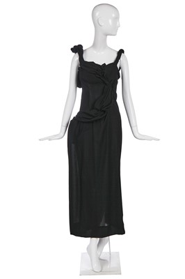 Lot 550 - A Yohji Yamamoto black crepe dress, Spring-Summer 1998