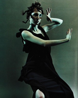Lot 550 - A Yohji Yamamoto black crepe dress, Spring-Summer 1998